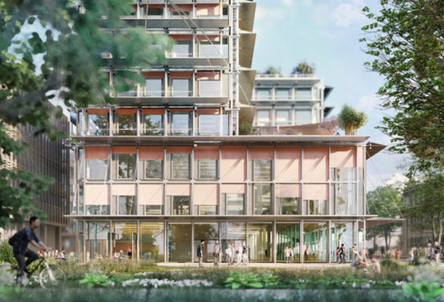 © CSPM Nouveau pôle universitaire Concours © Christian Dupraz Architecture Office